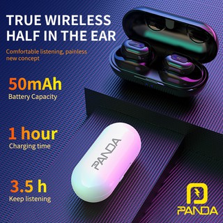 [Panda]รุ่น P1 ของแท้100% หูฟัง bluetooth 5.0 3D เสียง หูฟัง ไร้สาย ใช้ได้กับ โทรศัพท์มือถือ ทุกรุ่น มี2สี