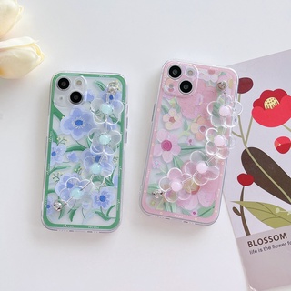 เคสโทรศัพท์มือถือแบบใส กันกระแทก ลายดอกไม้ สําหรับ Huawei P50 P40 P30 P20 Mate 40 30 Pro Lite Nova 8 7 Pro SE 7i 4 Y9A Y7A Y8P Y9 Prime 2019