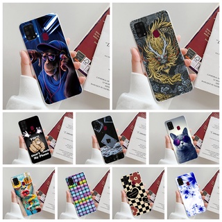 Samsung Galaxy M21 M31 M30S M21S เคสใส แฟชั่น พิมพ์ลาย เคสโทรศัพท์ ซิลิโคน TPU นิ่ม