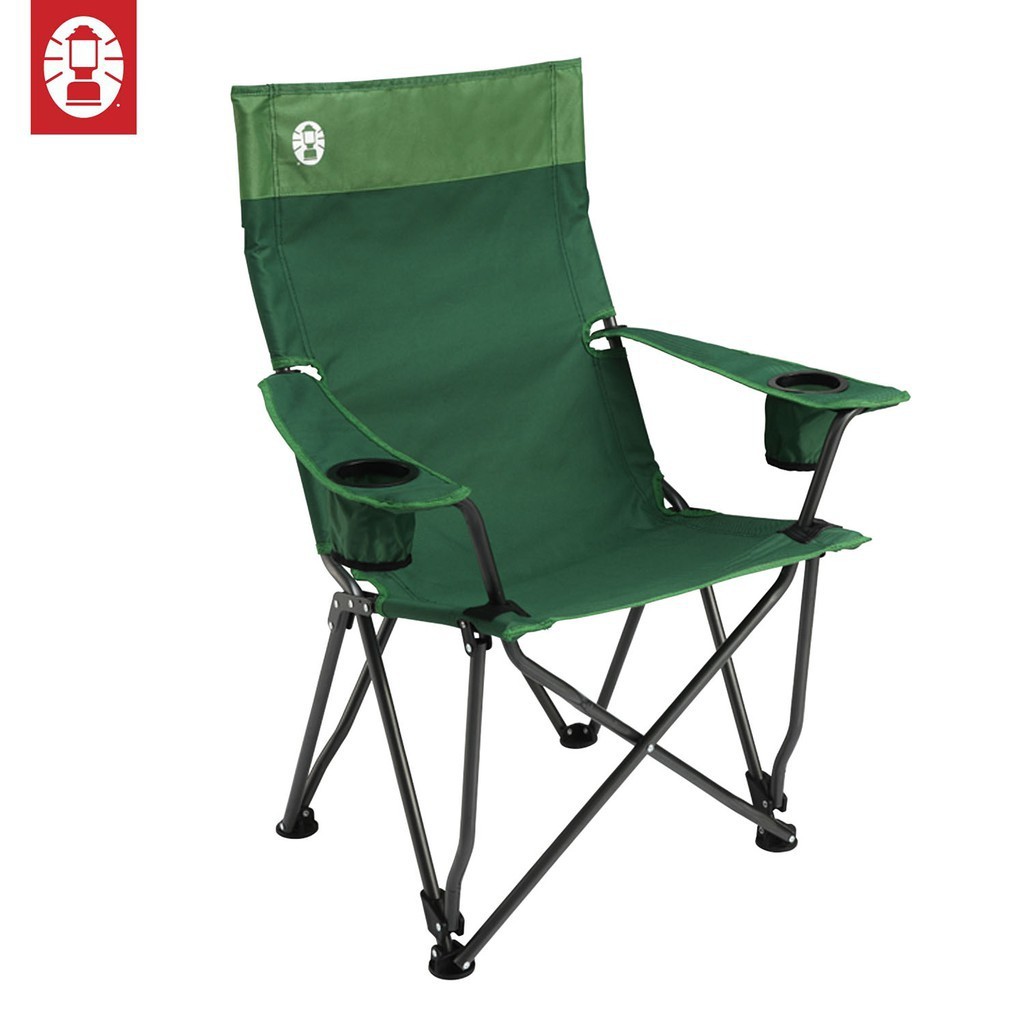 Coleman Foldable High Back Relax Chair - Green เก้าอี้โคลแมน สีเขียว