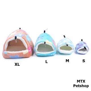 ที่นอน ทรงบ้าน // ที่นอนบ้านนกแก้ว, ชูก้า, สัตว์เล็ก (แบบแขวนกรง)
