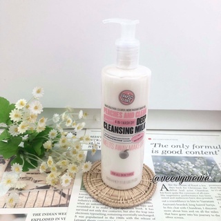 พร้อมส่ง Soap&amp; Glory Peaches and Clean 4in1 Wash off Deep Cleansing Milk 350 ml