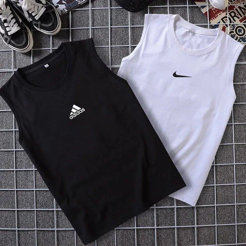 เสื้อกล้ามแขนกุดสำหรับผู้ชาย ยืดหยุ่น สวมใส่สบาย เหมาะสำหรับกีฬาฟิตเนสและยิม