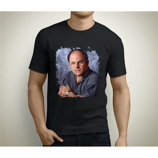 เสื้อยืดแขนสั้น พิมพ์ลาย George Costanza Seinfeld สีดํา สําหรับผู้ชายS-5XL
