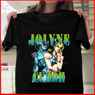 T-shirt  เสื้อยืด พิมพ์ลาย Jolyne Cujoh Jojo Bizarre Adventure 90S DiyS-5XL