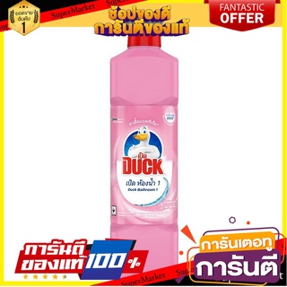 🎯BEST🎯 เป็ด โปร ห้องน้ำ 1 น้ำยาทำความสะอาดห้องน้ำ กลิ่นพิ้งค์ สมูท 450 มล. DUCK Bathroom Cleaner 1 Pink Bottle 🛺💨