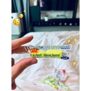 ที่อุดหู โฟมอุดหู 3M E-A-Rsoft Yellow Neons รุ่น 312-1250 เอียปลั๊ก Ear plug เนื้อโฟมนุ่ม ลดเสียง