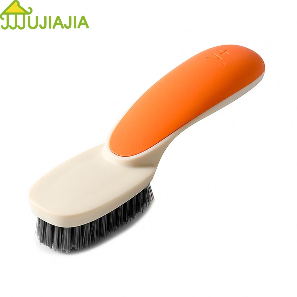Jujiajia แปรงทําความสะอาดรองเท้า ขนแปรงนุ่ม อเนกประสงค์ ด้ามจับยาว แบบหนา สําหรับทําความสะอาด
