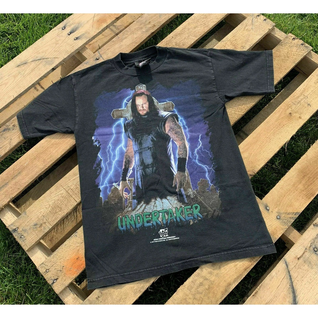 Gildan -   Vintage Undertaker WWE WWF Wrestling T-Shirt gildan IFyz