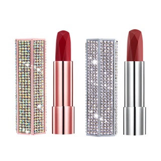 Novo Resplendent Jewels Moist Lipstick [No.5273] ลิปสติกเพชร ฝาหมุน เนื้อเนียน ติดทนยาวนาน