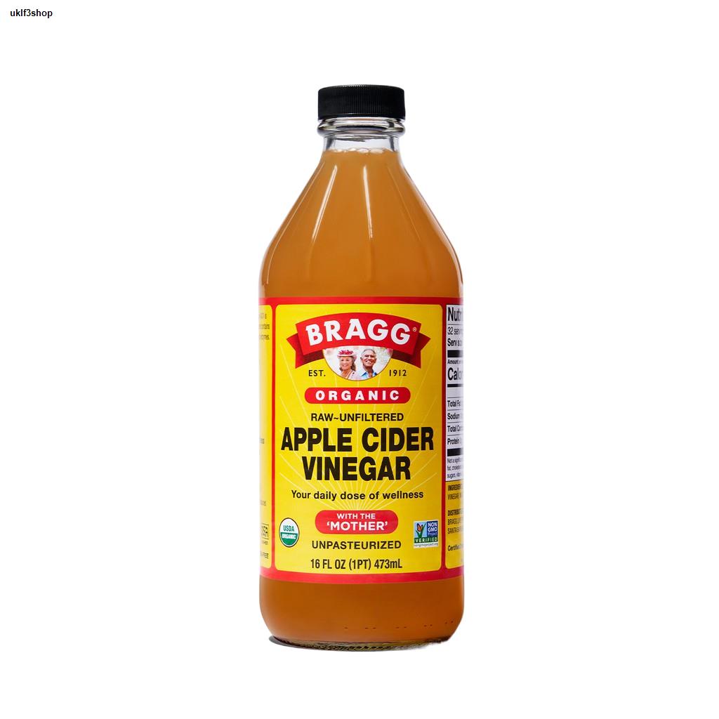 ส่งของที่กรุงเทพฯจิ๊กซอว์รองคลานApple Cider Vinegar แอปเปิ้ลไซเดอร์แบบมีตะกอน Bragg &amp; Healthy Mate น้ำส้มสายชูที่หมัก Si