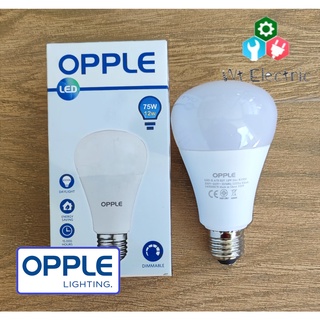 หลอดไฟ LED BULB OPPLE 12W ขั้ว E-27 1150LUMEN ปรับความสว่างได้ DIMMABLE แสงขาว DAYLIGHT ประหยัดพลังงาน ENERGY A+