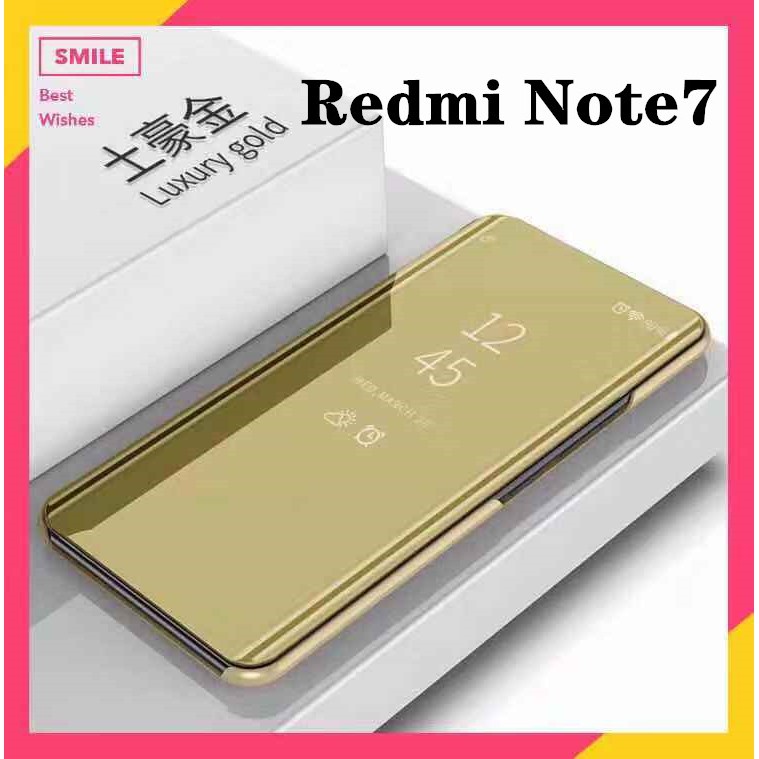 เคสเปิดปิดเงา Case Redmi  Note7  เคสกันกระแทกตั้งได้ ฝาเปิดปิดเงา SmartCase สินค้าใหม่พร้อมส่ง