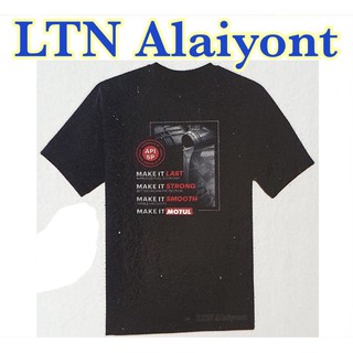 Motul ของแท้ เสื้อยืด สีดำ 1 ตัว size L ลาย API SP