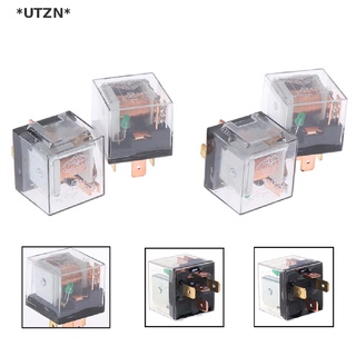 Utzn รีเลย์ควบคุมยานยนต์ กันน้ํา 12v 24v 100a 4pin 5pin spdt