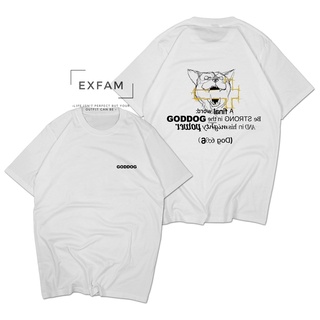 เสื้อยืด พิมพ์ลายการ์ตูน Goddog Crew Lookism สไตล์เกาหลี