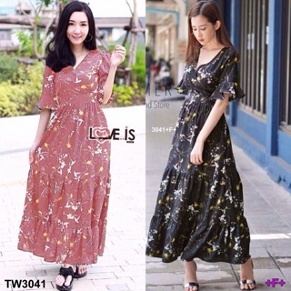 Dress maxi เดรสแมกซี่