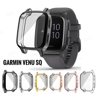 เคสป้องกันหน้าจอ สําหรับ Garmin Venu Sq Ultra Slim Soft Smart watch Cover สําหรับ Garmin Venu Sq Music Bumper Shell band