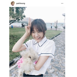 🌸เสื้อคอปก🌸สาวแพทตี้ใส่ เสื้อน่ารักๆ