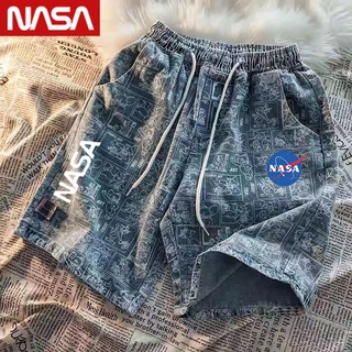 🔥จัดส่งจากประเทศไทย🔥ทอมกางเกงขาสั้นลำลองผู้ชาย NASA อย่างเป็นทางการร่วม2022ฤดูร้อนพิมพ์กราฟฟิตีแบรนด์ยอดนิยม INS กาง05 D