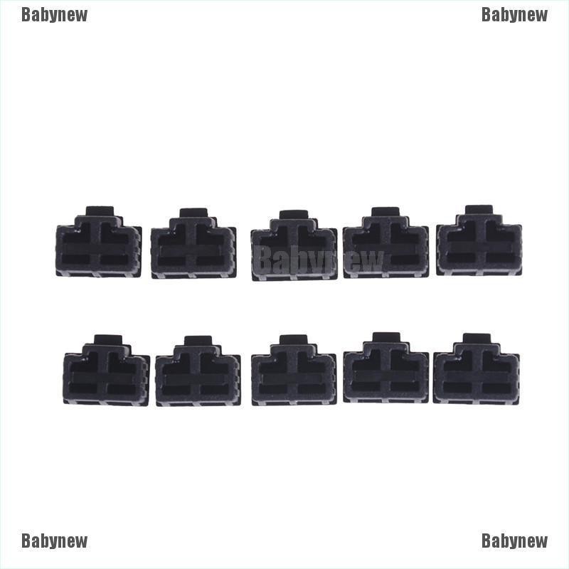 Babynew 10 ชิ้นสีดํา Ethernet Hub พอร์ต RJ45 ป้องกันฝุ่น Protector