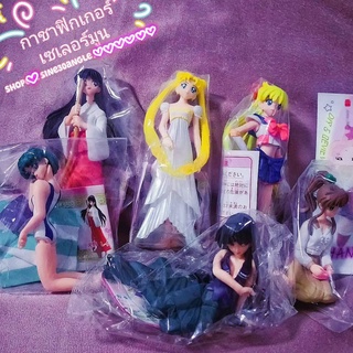 พร้อมส่ง! เซเลอร์มูนกาชาปองฟิกเกอร์ ของเเท้ใบปิดครบทุกตัว Sailor Moon World Gachapon Figures Set3