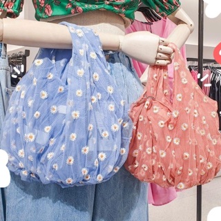 พร้อมส่ง 🌸Daisy fluffy bag งานปัก น่ารักมากกก