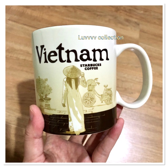 Starbucks Mug Vietnam  Coffee Cup Global Icon City Series Mug 16 Oz  2014.