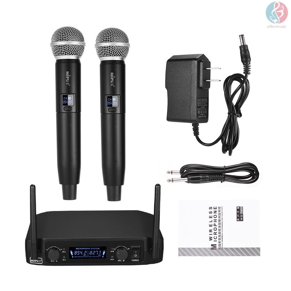 E*M Professional VHF Wireless 10 Channels Digital Microphone System ...