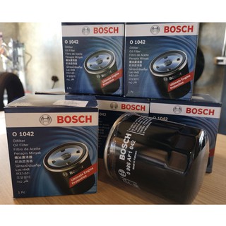 ฺBosch O1042 กรองน้ำมันเครื่อง TOYOTA HIACE 2.5 (05+), Commuter 2.5 3.0 Hilux Vigo Fortuner 2.5 2.7 3.0