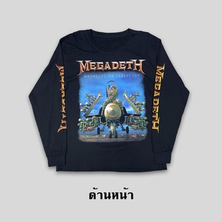 เสื้อยืดแขนยาววงร็อค (Megadeth)