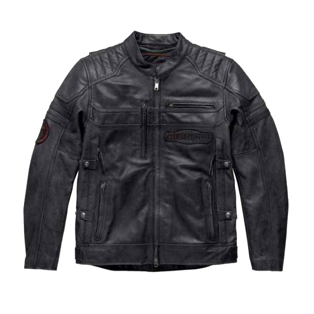 เสื้อหนังลิขสิทธิ์แท้ HARLEY-DAVIDSON Men's Triple-Vent