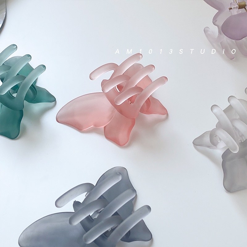 กิ๊บติดผมผีเสื้อ 3D ผู้หญิงโลภฤดูร้อน Frosted Back Head ClipS Headdress ราคา ถูกที่สุด ดีลบีเคเค แกลเลอรีภาพที่ 6
