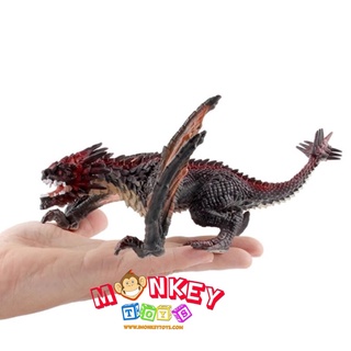 Monkey Toys - โมเดลไดโนเสาร์ Dragon มังกร บิน ปีกแดง ขนาด 21…