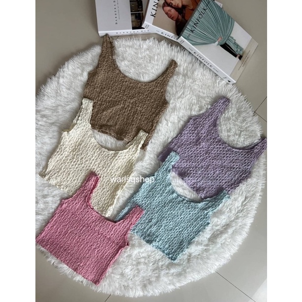 เสื้อกล้ามคอยูแขนเว้า By Nicha2Shop