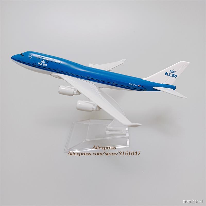 ของสะสม Alloy Metal Netherlands Air KLM B747 Airlines Airplane Model