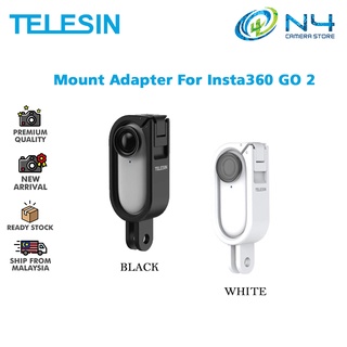 Telesin อะแดปเตอร์เมาท์กรอบกรง อุปกรณ์เสริม สําหรับ Insta360 Go 2 Go2