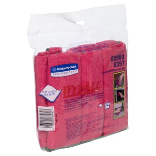 WYPALL  Microfiber Cloths – Red รหัสสินค้า 83980 ผ้าไมโครไฟเบอร์