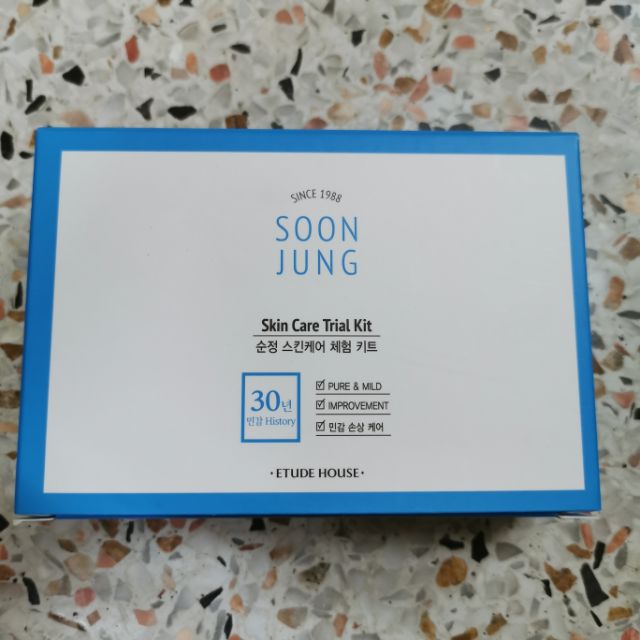 Etude House Soon Jung Skin Care Trial Kit (4 Items)