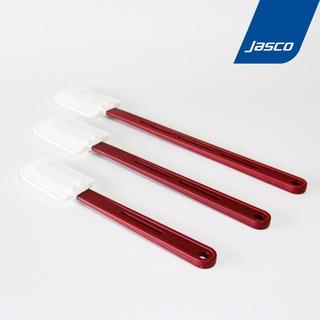 Jasco ไม้พายทนความร้อน, แบบแบน ด้ามแดง High Heat Spatulas, Flat shape