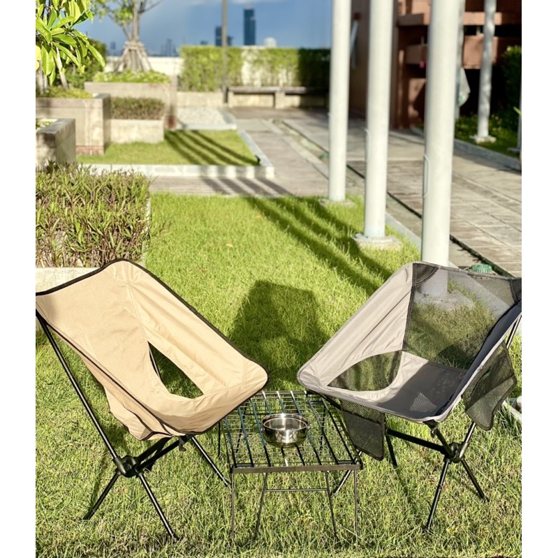 เก้าอี้ เก้าอี้สนาม เก้าอี้แคมป์ปิ้ง เก้าอี้สนามพับได้ เก้าอี้พกพา Outdoor chair อุปกรณ์เดินป่า
