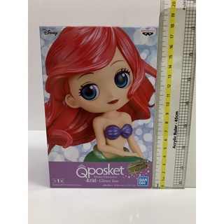 Qposket Disney Charecters - Ariel - Glitter line แท้ มือ 1