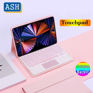 Ash เคสหนัง ฝาพับแม่เหล็ก พร้อมคีย์บอร์ด สําหรับ Huawei Mediapad M5 10 10.8 Pro 10.8 Matepad 11 10.4 T10S T10 M5 Lite T5 10.1 Honor Pad V6 V7 Pro