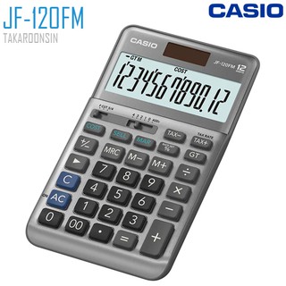 เครื่องคิดเลข Casio 12 หลัก JF-120FM แบบมีฟังส์ชั่นBM