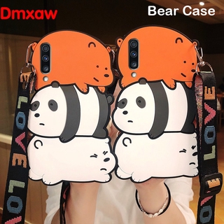 Cute Bear Phone Case For Samsung Galaxy A70 A60 A50 A40 A30 A20 A10 A40S A10S A20S A30S A50S A8 Star A6 J4 J6 Plus J4+ J6+ 2018 Phone Case Cartoon We Bare Bear Silicone Soft Cover