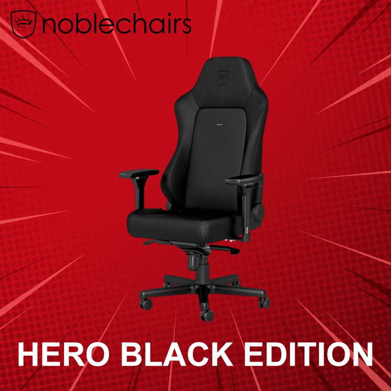 เก้าอี้เกมมิ่ง Noblechairs Hero Black Edition ประกันศูนย์ 2 ปี