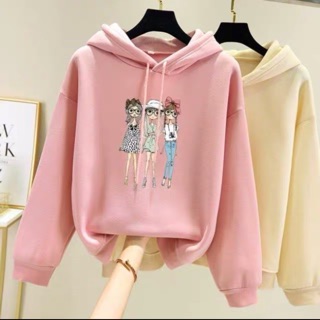 💥พร้อมส่ง💥เสื้อฮู้ดOVERSIZED สไตล์เกาหลี🍒