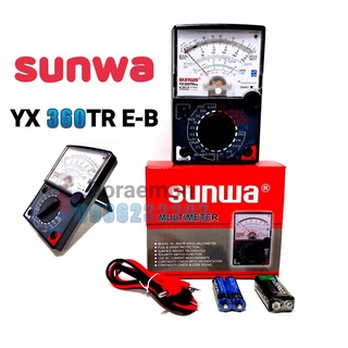 SUNWA YX- 360TR E-B มัลติมิเตอร์เข็ม มิเตอร์วัดไฟ มัลติมิเตอรแบบอนาล็อค