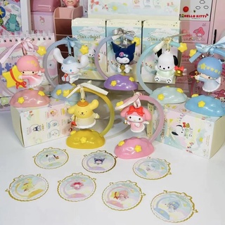 โคมไฟกลางคืน รูปสุนัข Cinnamon MINISO MINISO Sanrio Star Wish Angel Mystery Box Pacha น่ารัก สําหรับตกแต่ง