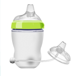 จุกนมหัดดื่ม Sippy Cup Teat Soft Spout Nipple Kit for Comotomo Baby Bottle, 5oz and 8oz